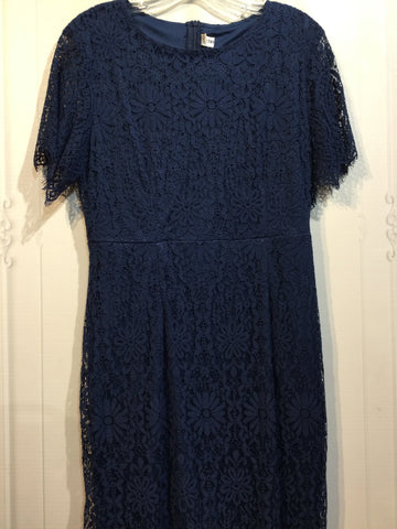 Alland well Size Large Blue DRESS/1 PIECE