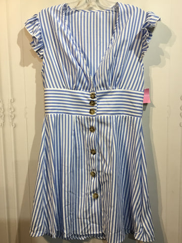 NWT Cupshe Size Medium Blue DRESS/1 PIECE