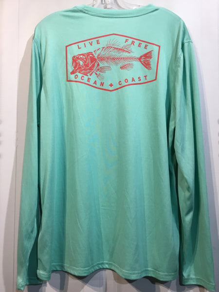 Ocean Coast Size 2X Blue Men's