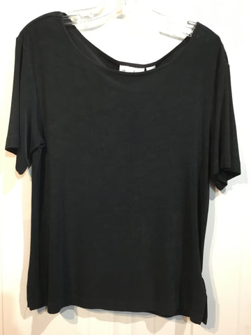 Private Edition By Chico's Size L Black Tops