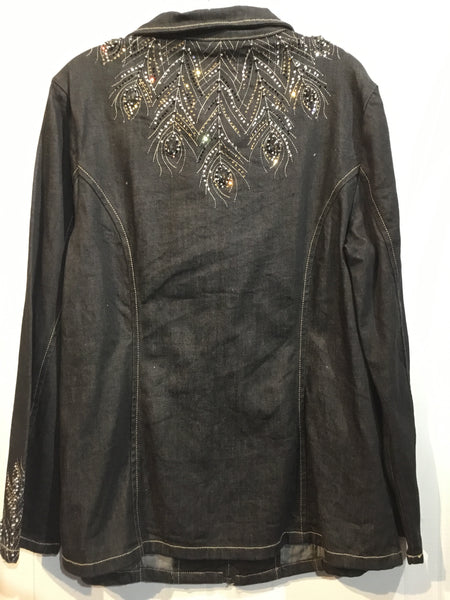 NWT Ameri Mode Size Medium Black Tops