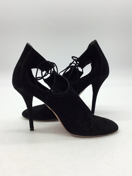 LUXURY AQUAZZURA FIRENZE Size 8.5 Black Shoes