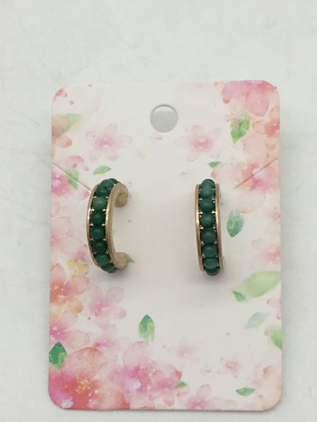 Green Earrings