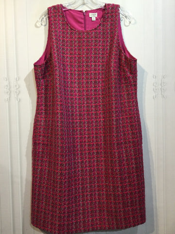 JCREW Size XL/16 Pink DRESS/1 PIECE