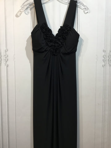 Maggy L Size S/4-6 Black/Teal/Purple Dress