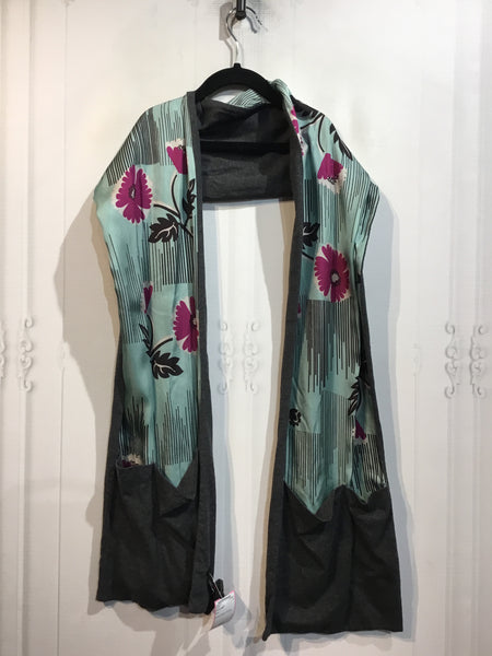 LUXURY Johnny Was Grey SCARF