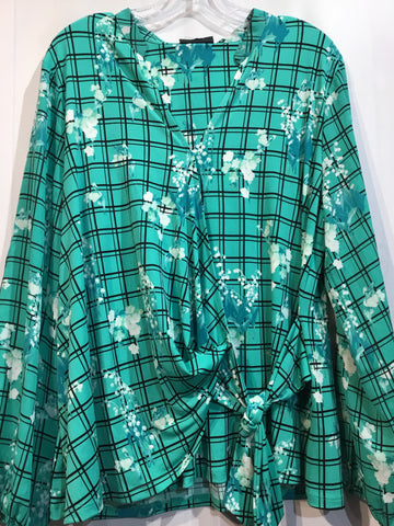 Alfani Size Large Green Tops