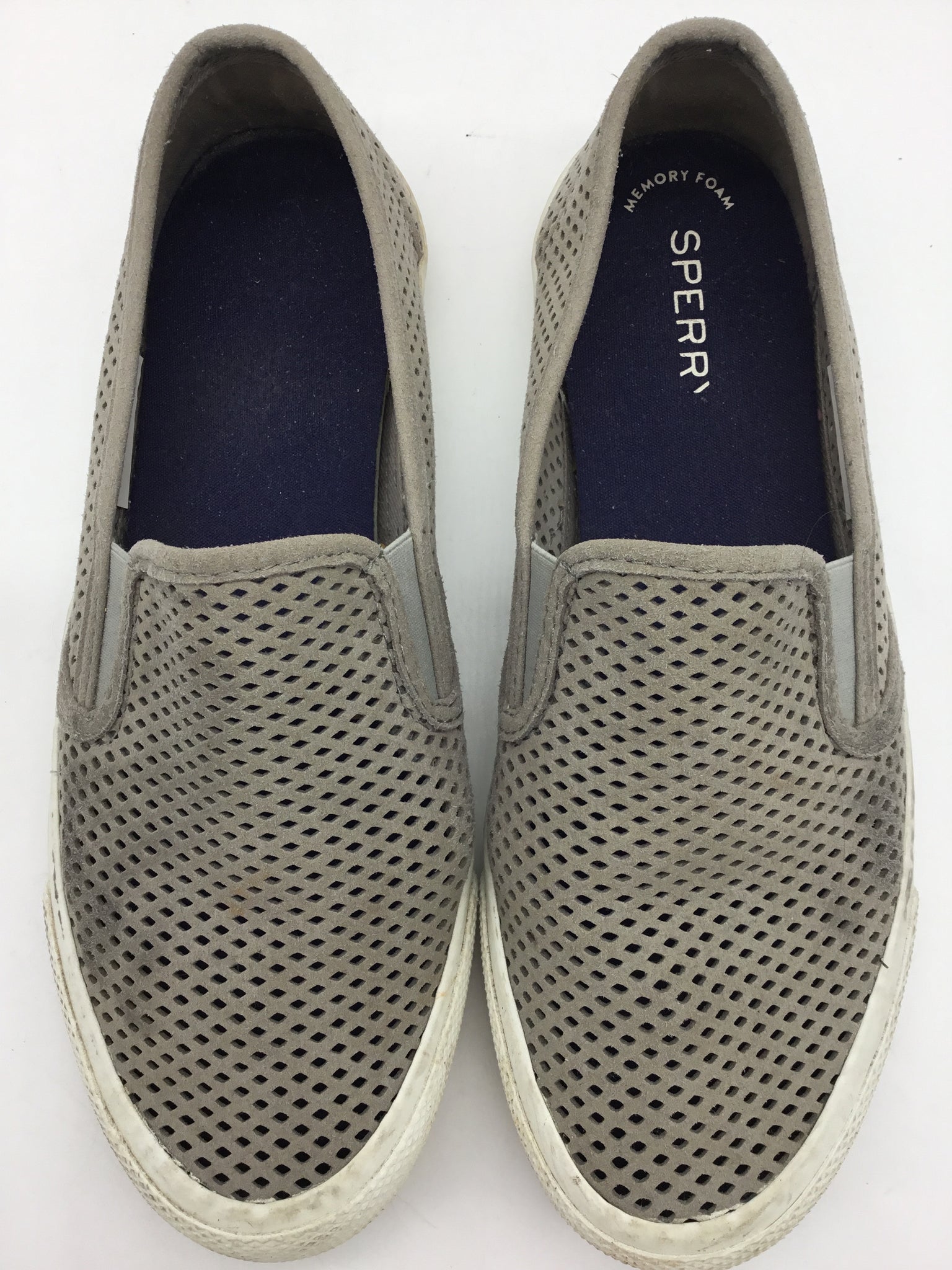 Sperry Size 7.5 Grey Shoes