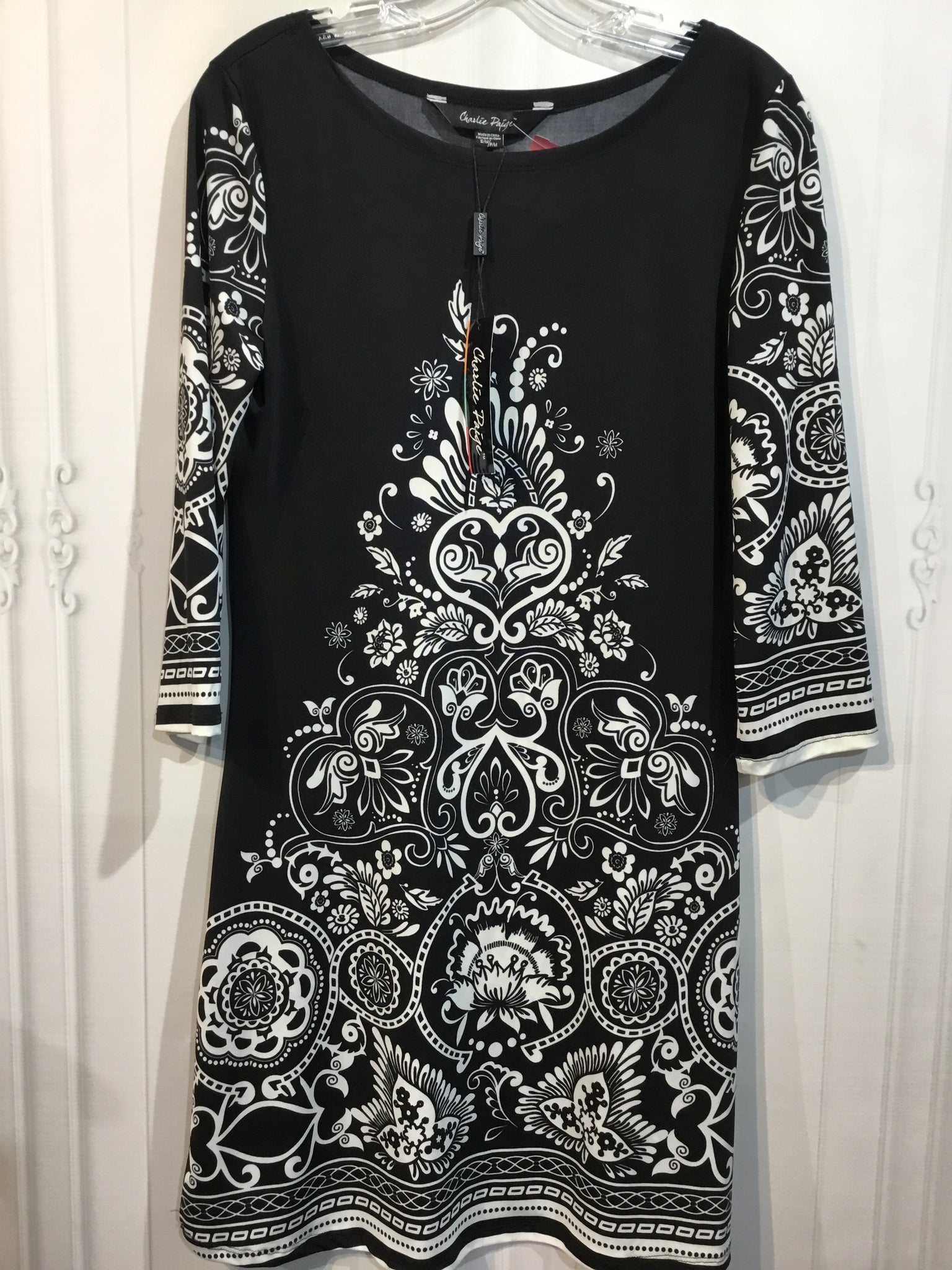Charlie Paige Size Small Black DRESS/1 PIECE