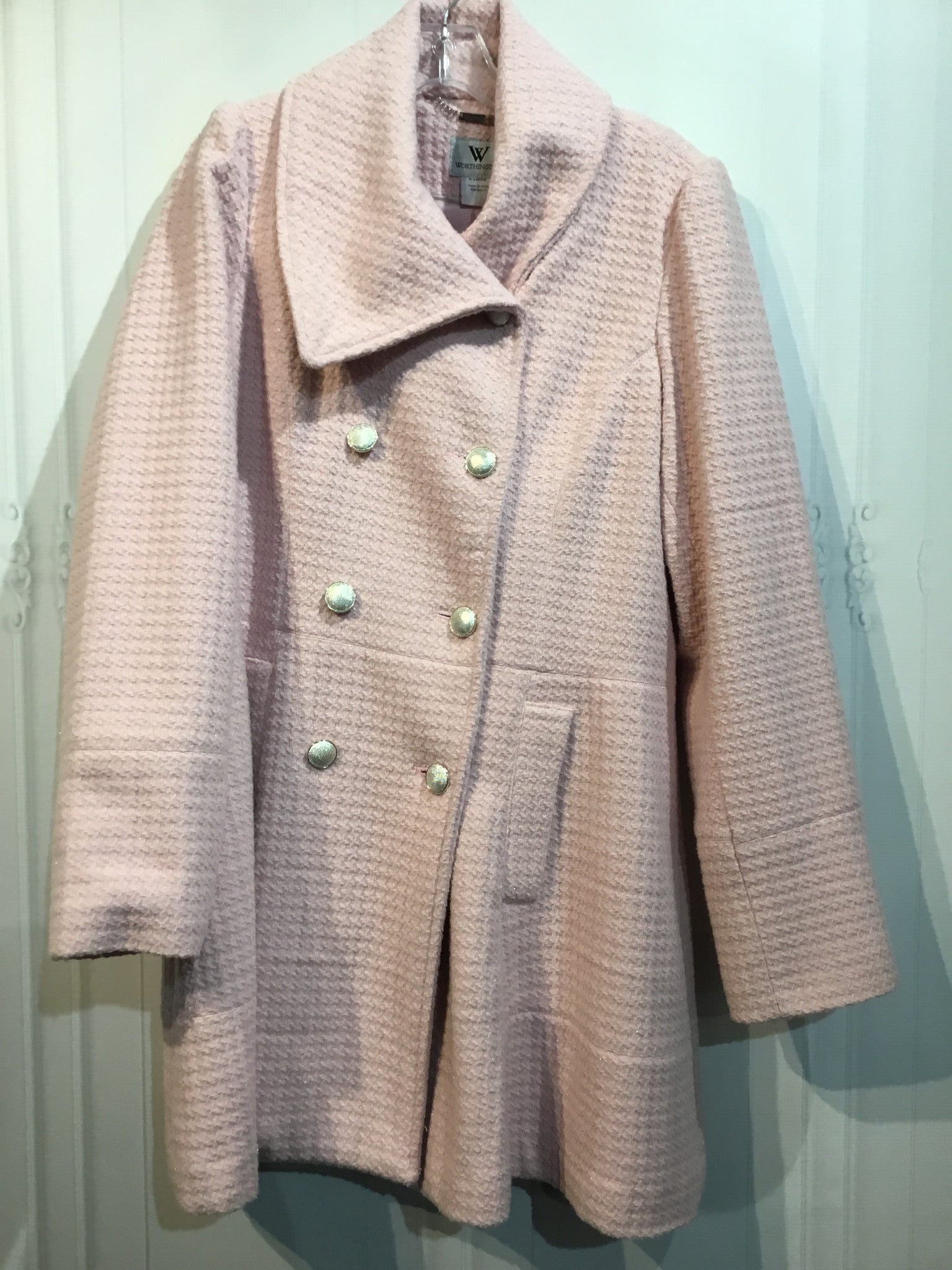 Worthington Size Extra Large Pink Outerwear