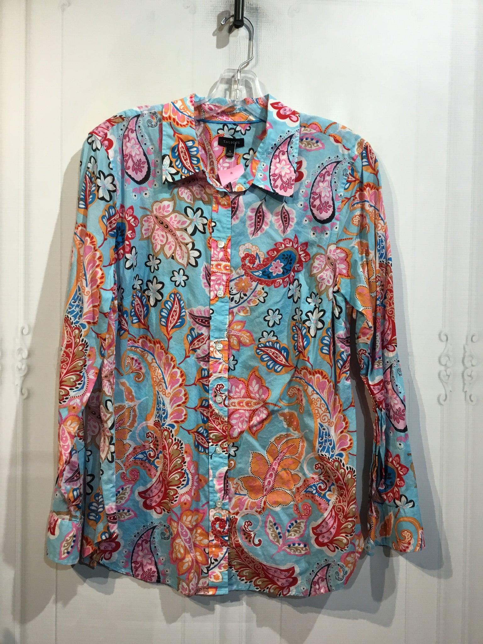 Talbots Size Large Blue Tops