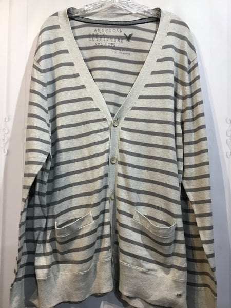 American Eagle Size 2X Grey Men's