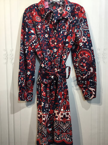 Talbots Size XL/16 Blue DRESS/1 PIECE