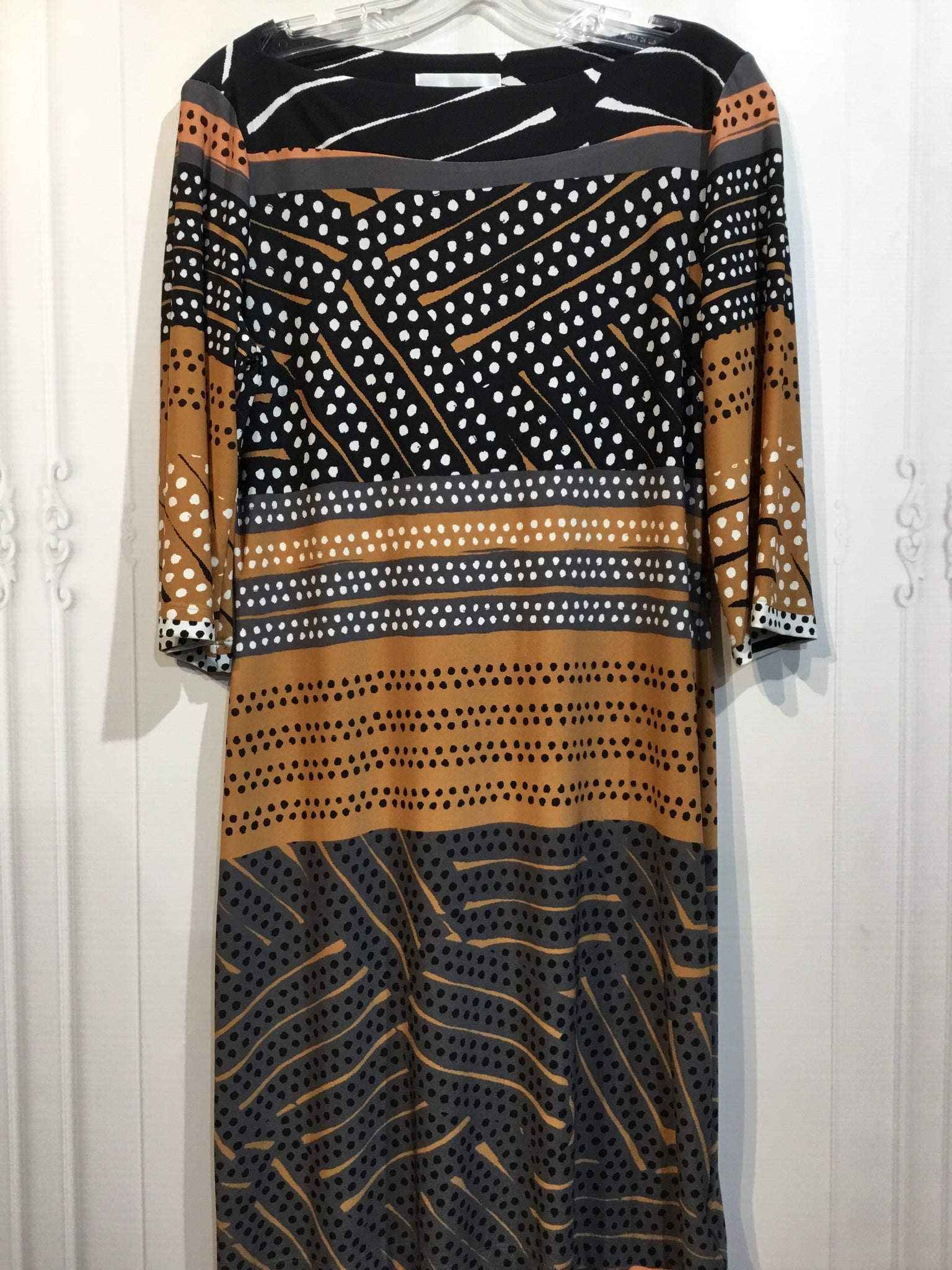 Donna Morgan Size M/10 Brown DRESS/1 PIECE