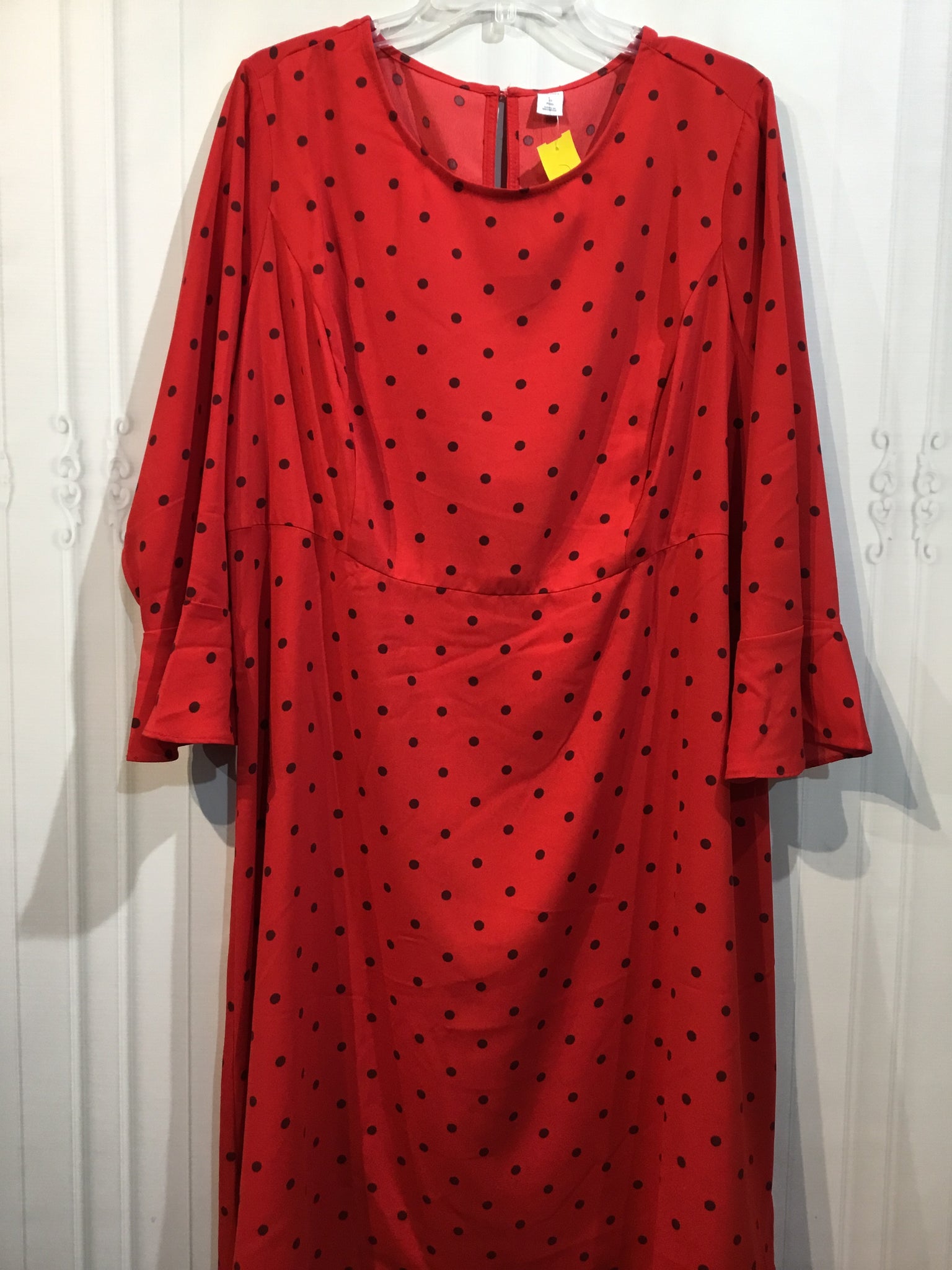 Old Navy Size 2X/18-24 Red & Navy Dress