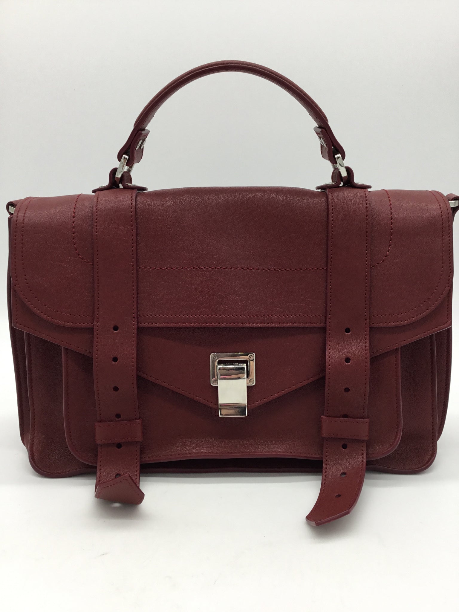 LUXURY Proenza Schouler Size Medium Red Purses/Wallets