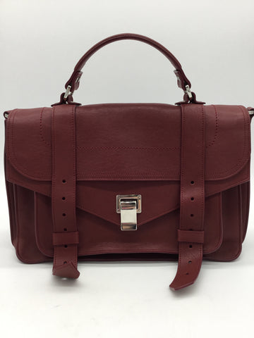 LUXURY Proenza Schouler Size Medium Red Purses/Wallets