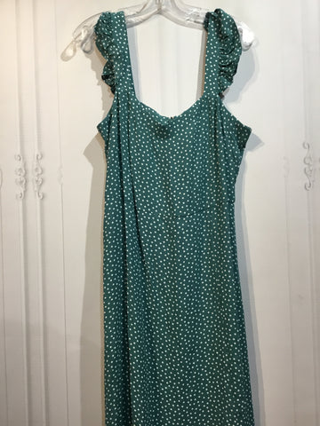 NWT LOFT Size M/10 Green DRESS/1 PIECE