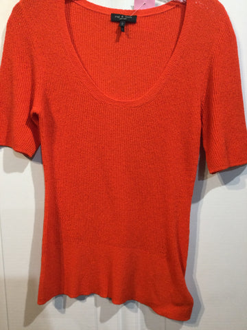 Rag & Bone Size Large Orange Tops