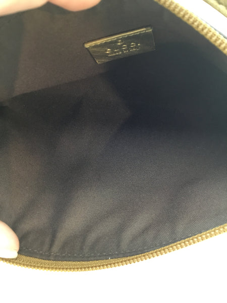GUCCI Size Small Brown & Gold Handbags