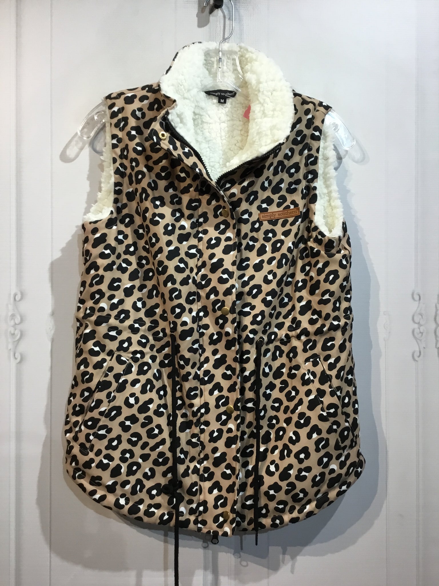 Simply Southern Size Medium Brown Tops