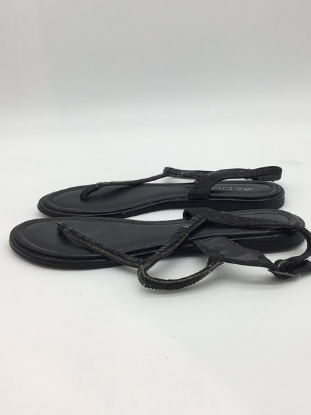 ALDO Size 9 Black Sandals