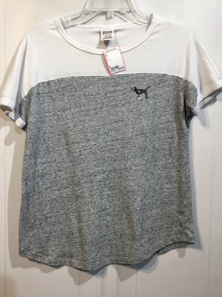PINK Size S Grey Tops