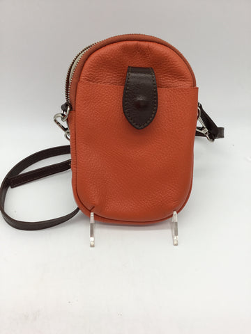 Divina Firenze Size Small Orange Purses/Wallets
