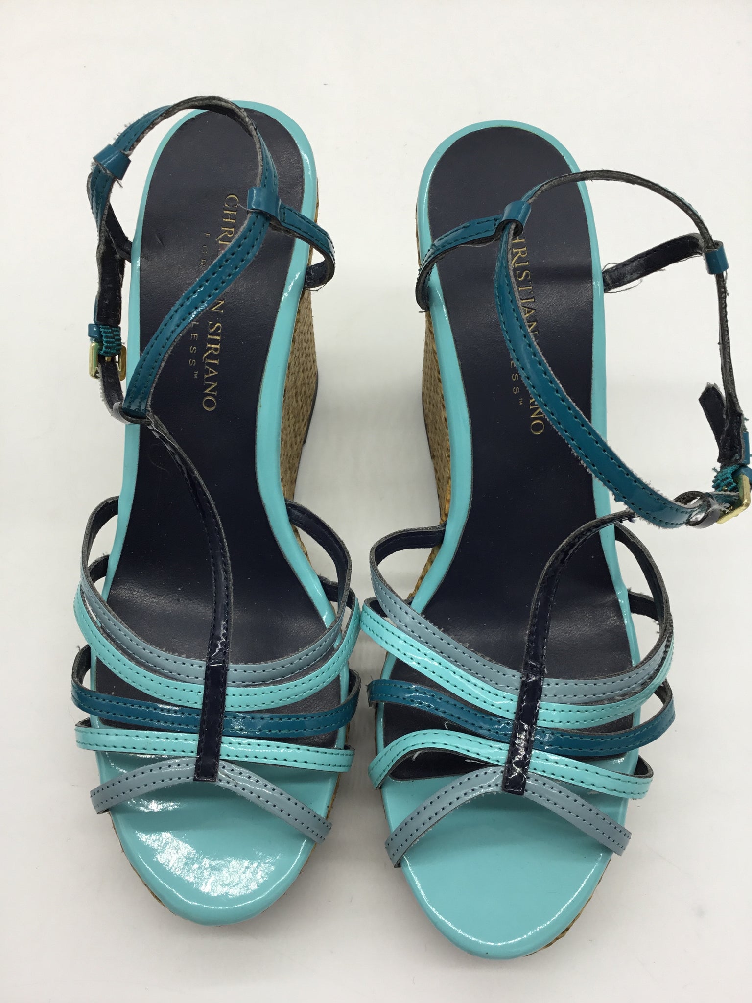 Christian Siriano Size 7.5 Blue Shoes
