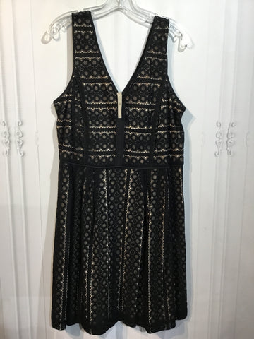 NWT LOFT Size L/14 Black DRESS/1 PIECE