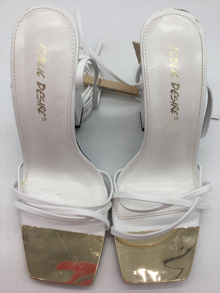 Public Desire Size 5 White Shoes