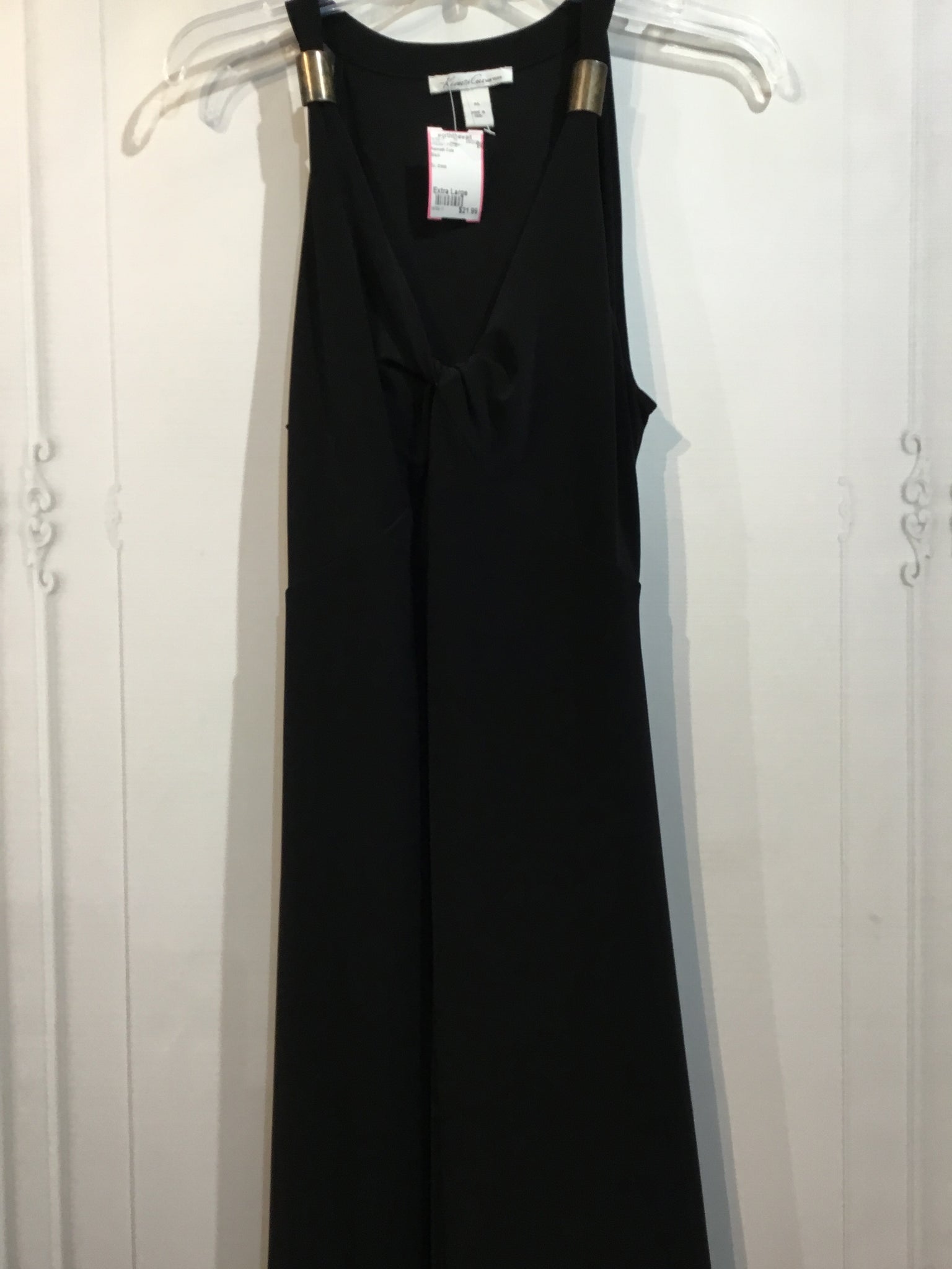 Kenneth Cole Size Extra Large Black DRESS/1 PIECE