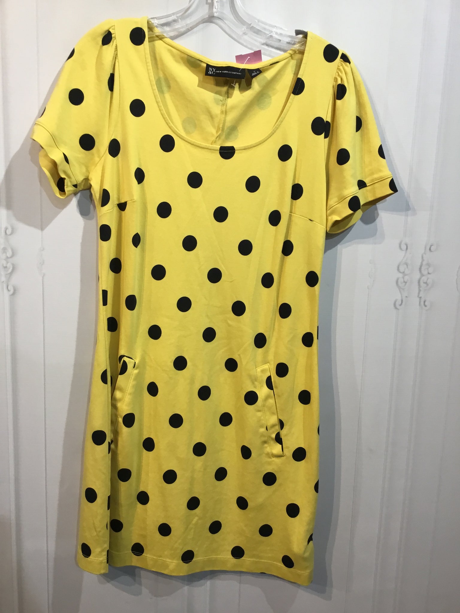 New York & Co Size Small Yellow DRESS/1 PIECE