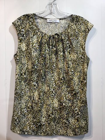 KASPER Size Medium Yellow Tops