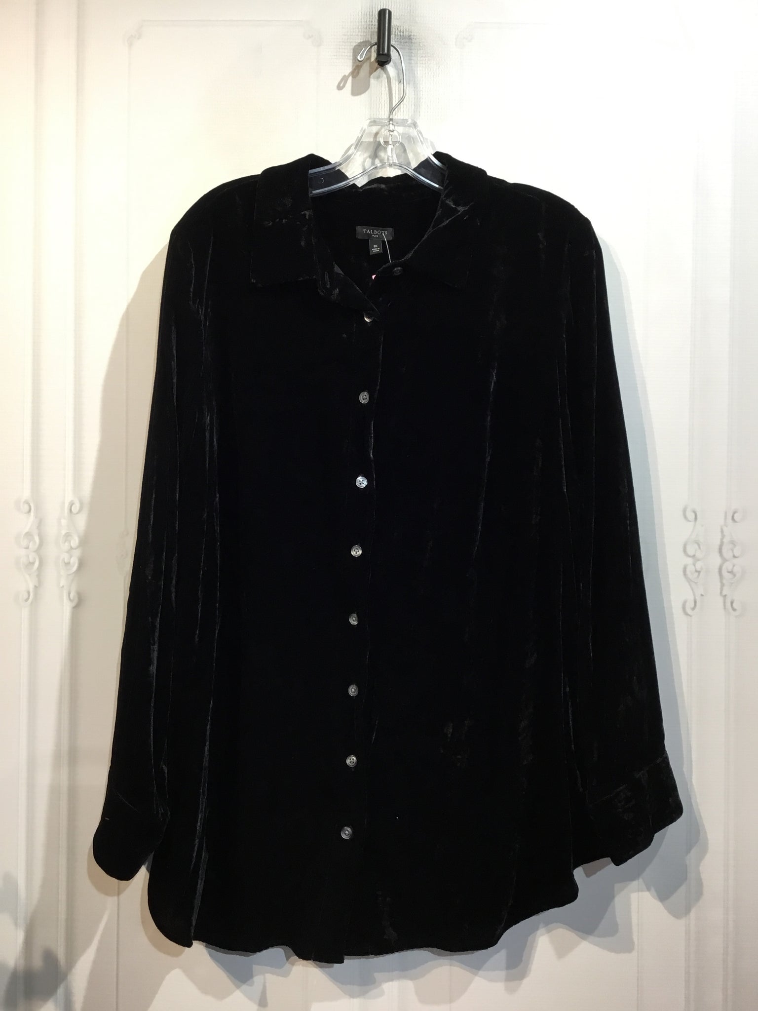Talbots Size 1X Black Tops