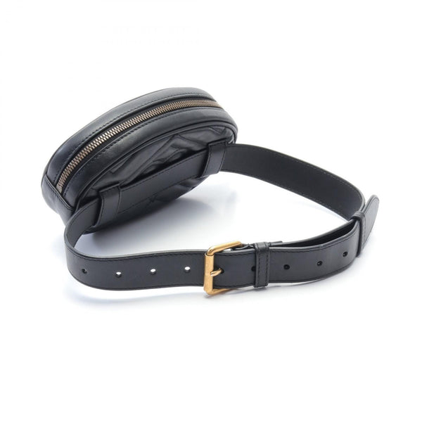 GUCCI Black Gucci GG Marmont Belt Bag