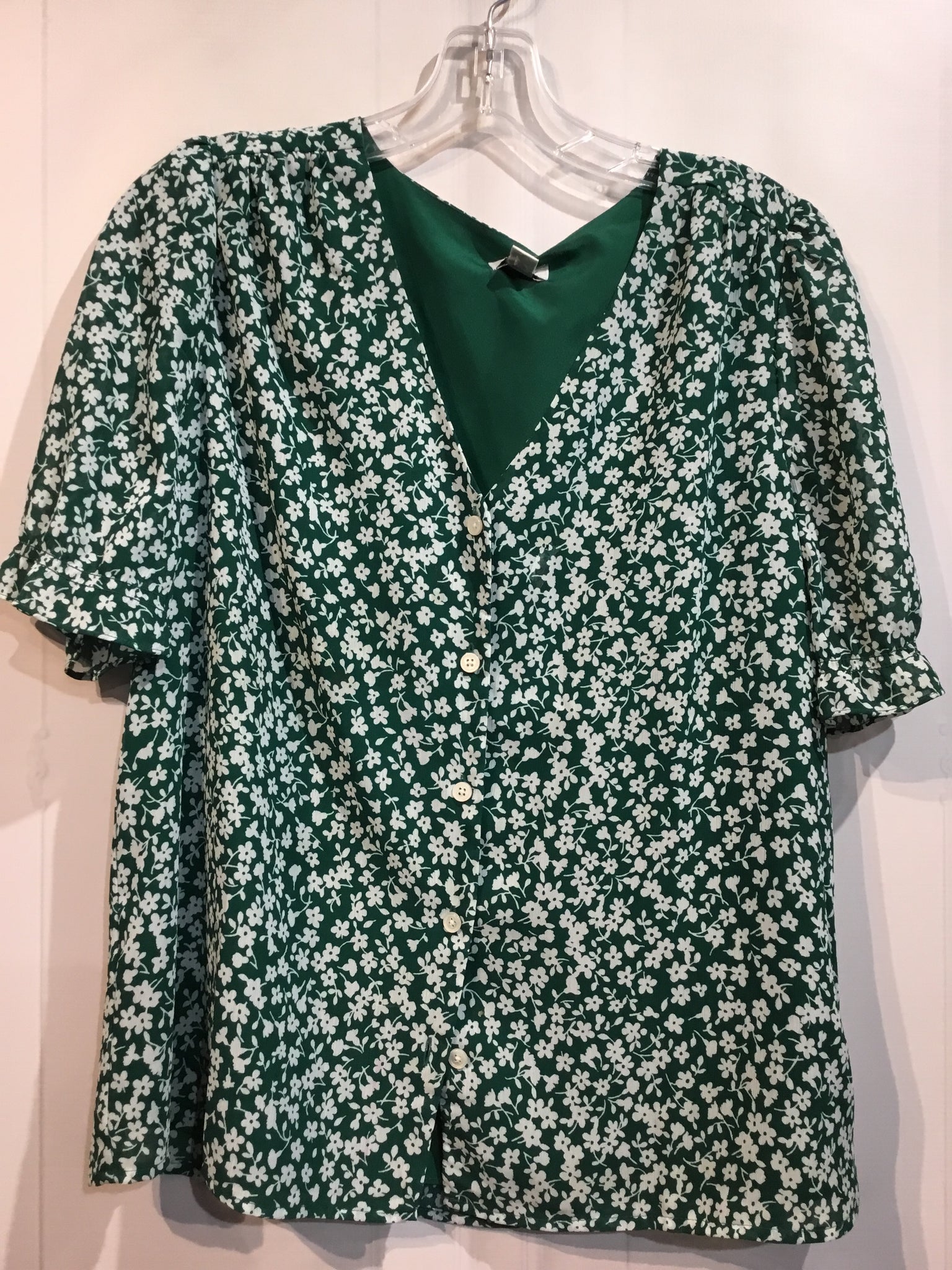 JCREW Size Small Green Tops