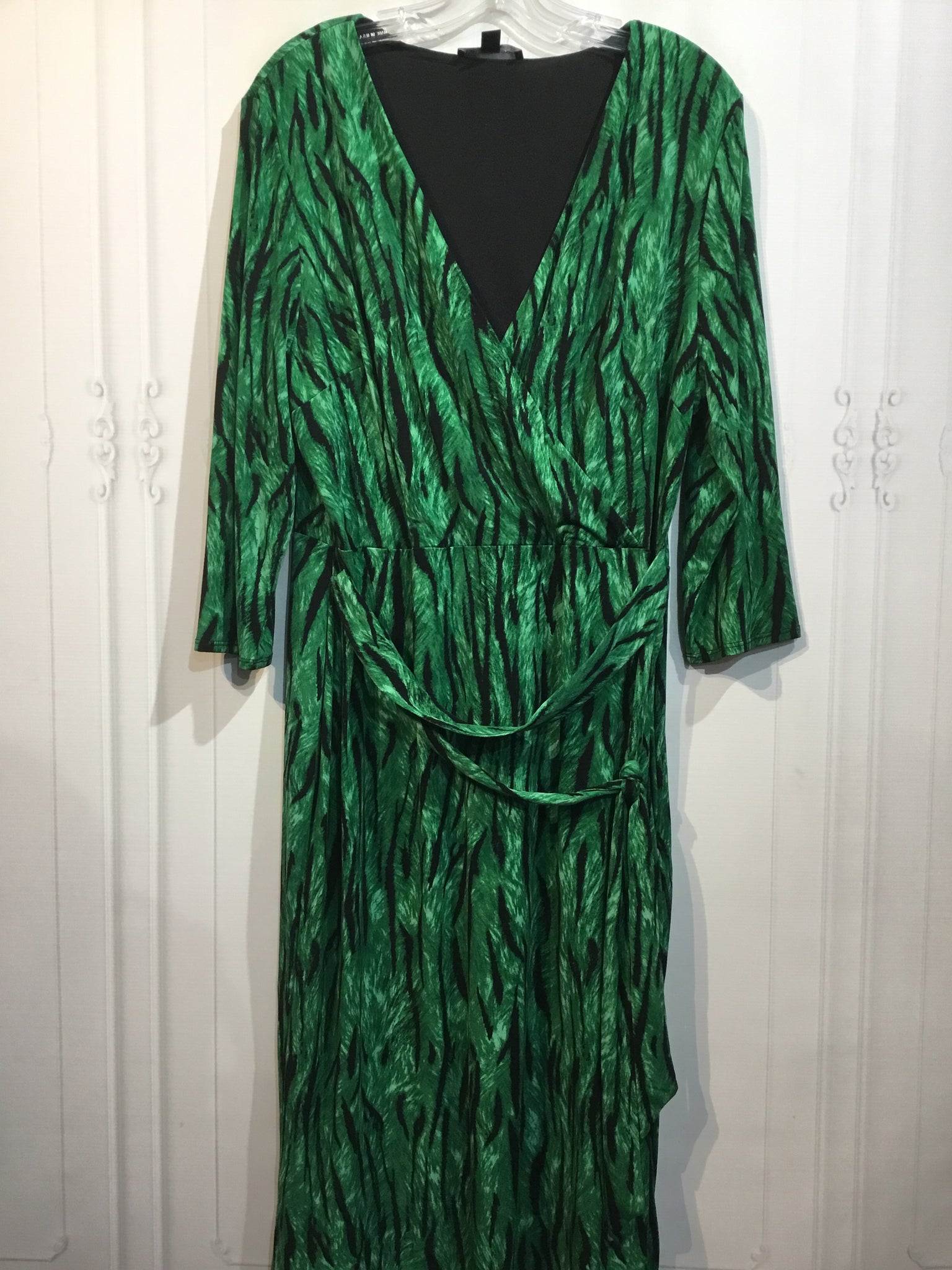 INC Size 2X Green DRESS/1 PIECE
