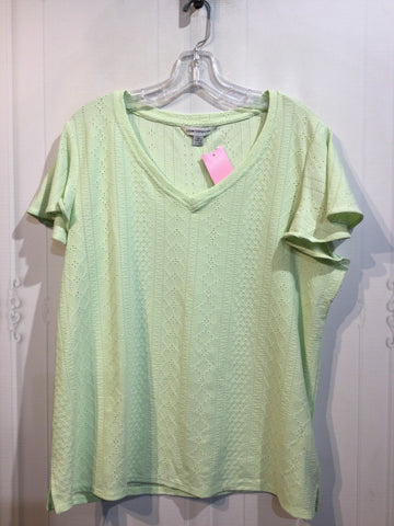 Counterparts Size Extra Large Green Tops