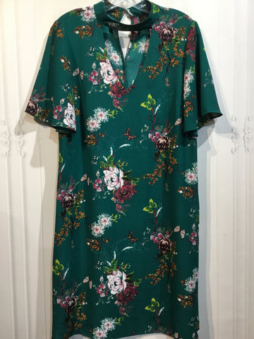 Worthington Size L/12 Green DRESS/1 PIECE