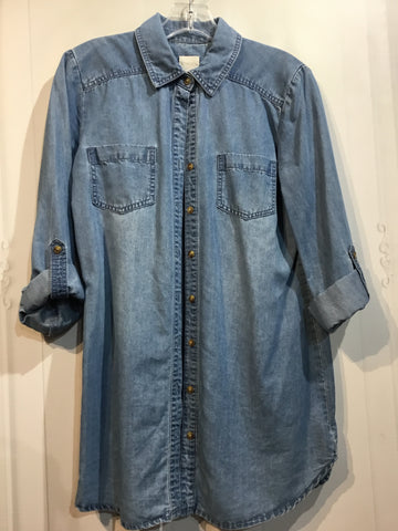 CHICO'S Size 0/S Blue Tops