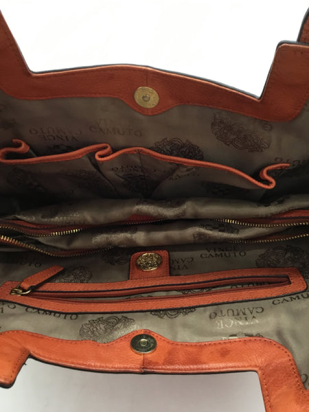 VINCE CAMUTO Size Large Orange Purses/Wallets