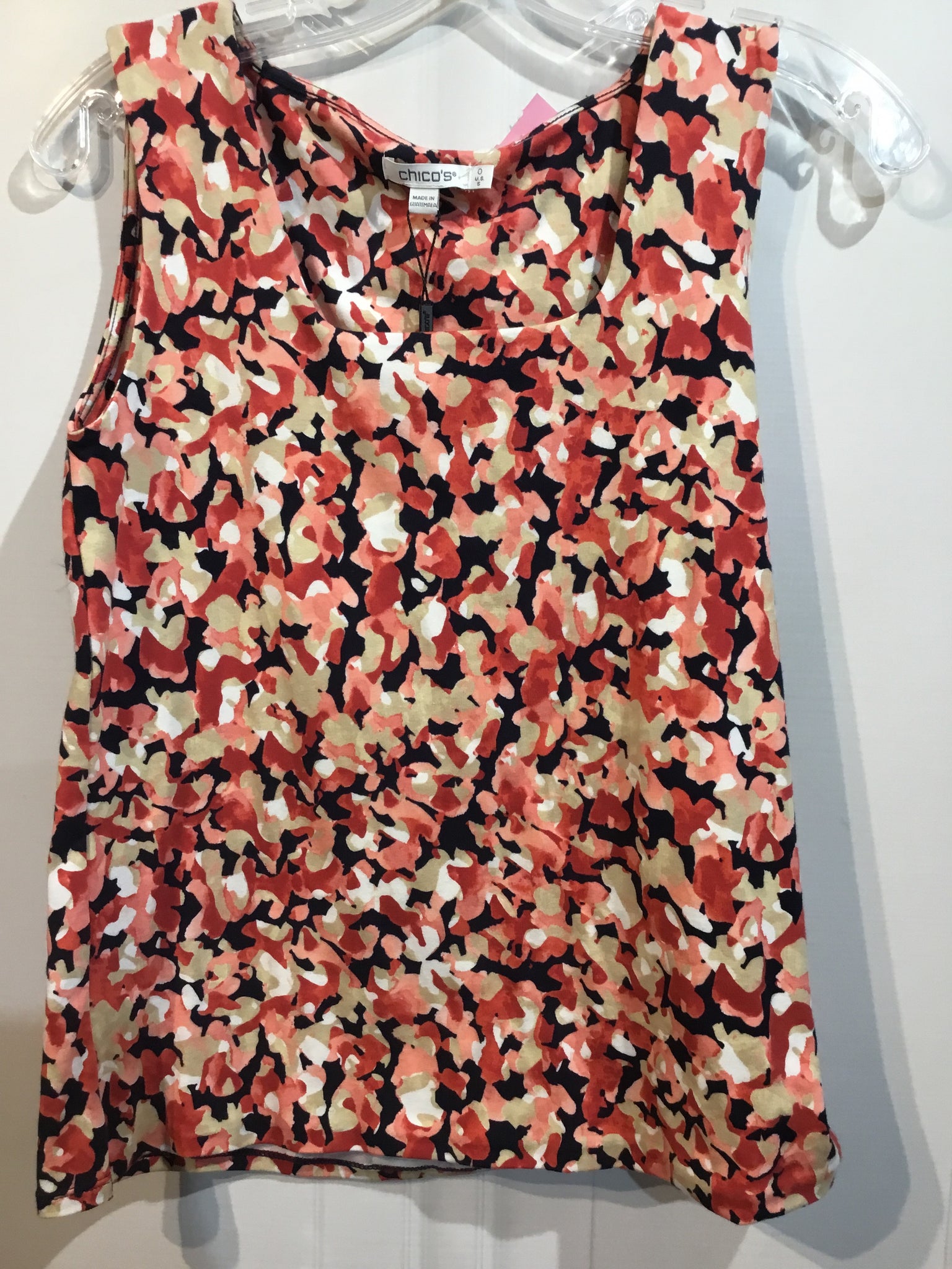 CHICO'S Size Small Orange Tops