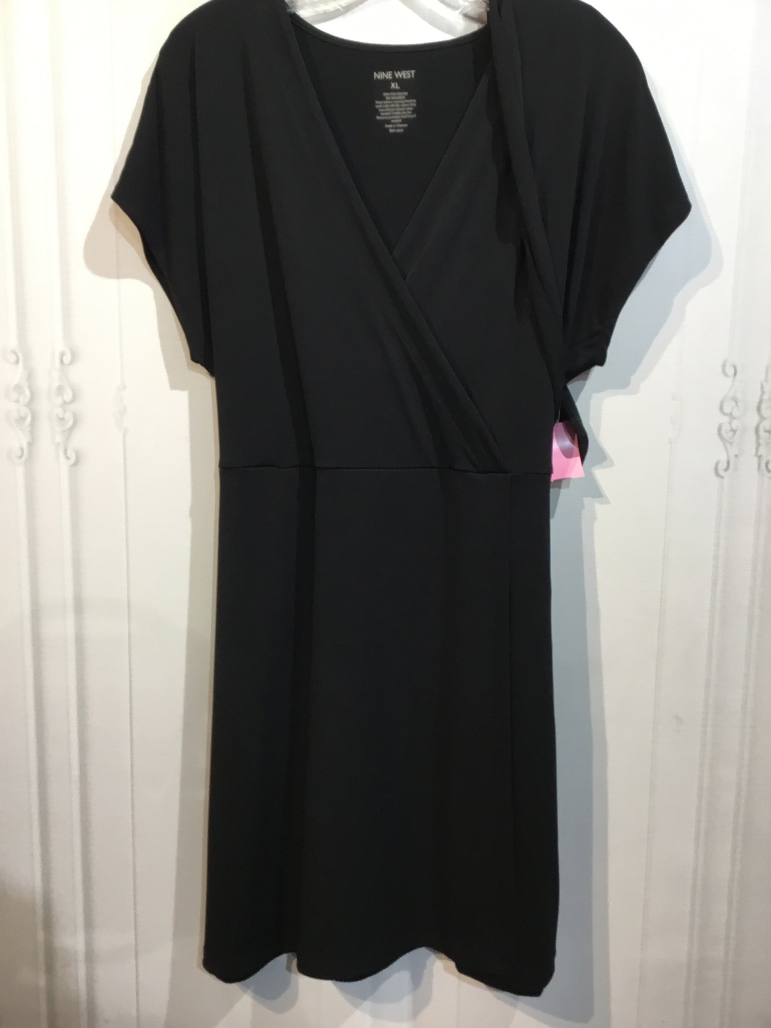 Nine West Size Extra Large Black DRESS/1 PIECE