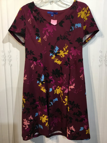 Apt 9 Size Large Purple DRESS/1 PIECE