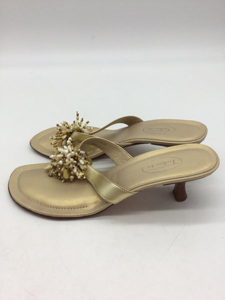 Talbots Size 7.5 Gold Shoes