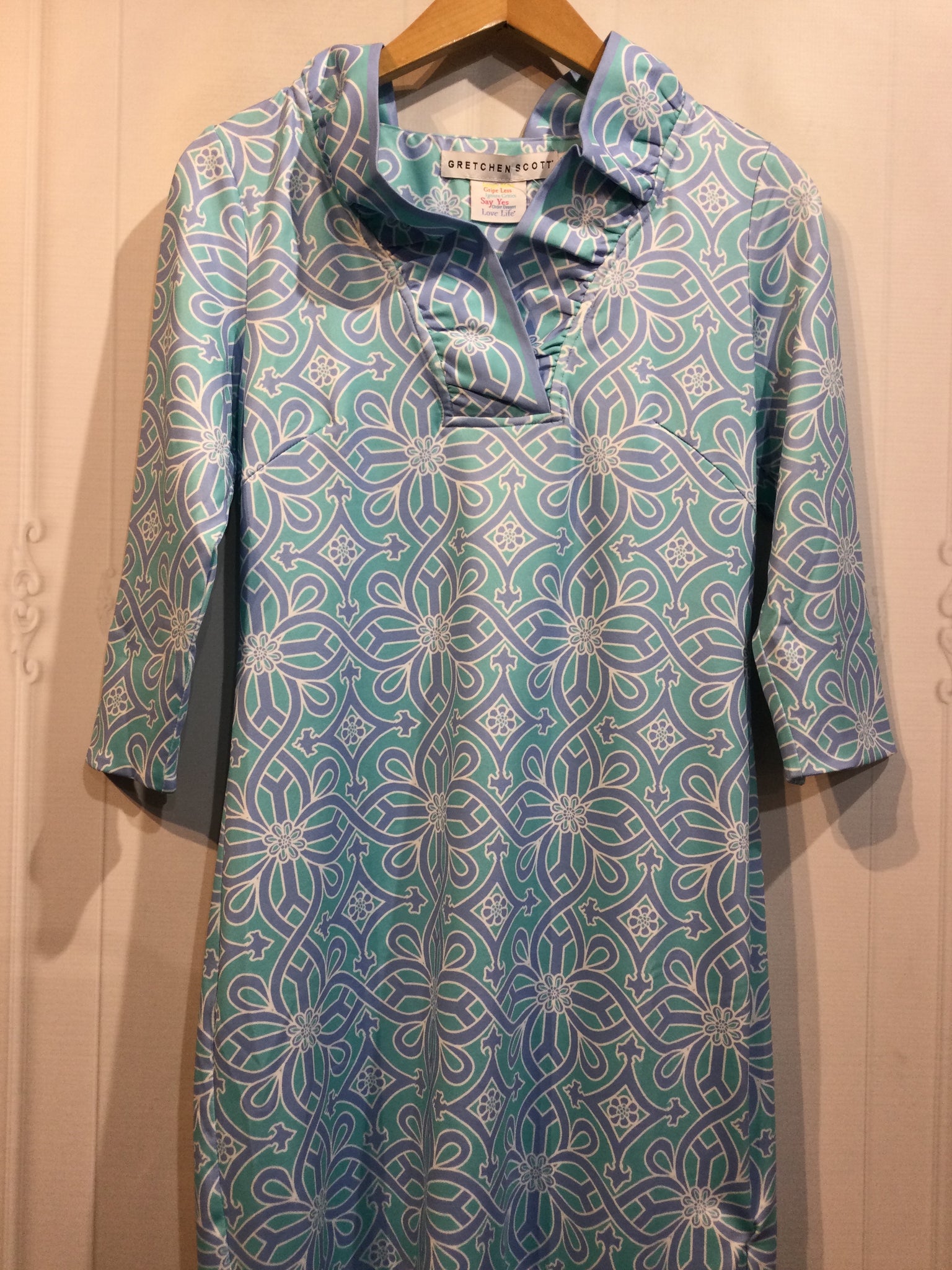 LUXURY Gretchen Scott Size Extra Small Blue DRESS/1 PIECE
