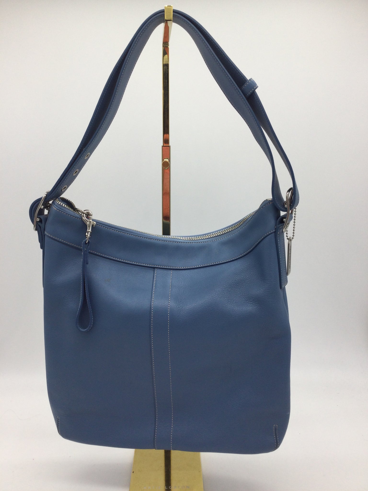 Coach Size Medium Blue Purses/Wallets