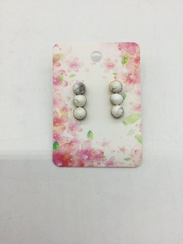 White Earrings Jewelry