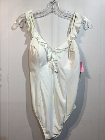 NWT - Profile Size XL/16 White SWIMWEAR/COVER UP